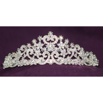 De Boa Qualidade Mini Desconto Moda Custom Wedding Tiara Brilhante Crystal Bridal Crown